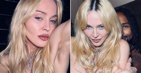 madona nude|Madonna, 65, poses completely topless in raunchiest picture yet